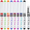 Fountain Pens for Writing 9 Colored Disposable Fountain Pens EF Nib Multicolor Ink Fine Point Pen Set Smooth Writing for Diary Sketch Lettering Text Highlight Calligraphy Office University School