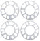 4pcs Autos Spurverbreiterungen, 4/5 Löcher Rad Distanzscheiben, Aluminium Legierung Distanzscheiben Scheibe, Radabstandshalter Unterlegscheiben Platte (10mm)