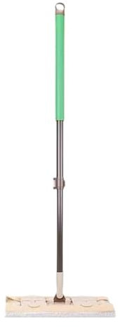 TOTIKI Trapeador De Piso Fregona Profesional para Limpieza De Suelos De Baldosas Laminadas De Madera Dura con Mango Telescópico De Acero Inoxidable Trapeador De Limpieza