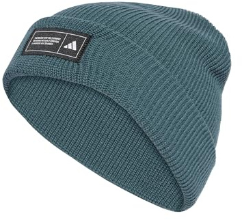 Adidas Unisex Essentials Cuffed Beanie, preloved Teal/Black/White, M