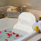 Badewannenkissen, Ergonomisch Nackenkissen Badewanne, Kieselerde Badewannenkissen Nacken für Kopf, Rücken, Schulter, Nacken, mit 35 Saugnäpfen, Geeignet für Badewannen und Home Spa