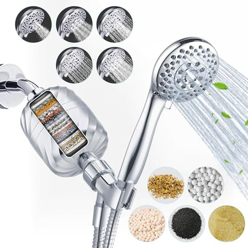 Filtered Shower Head with Hand Shower (Chrome)