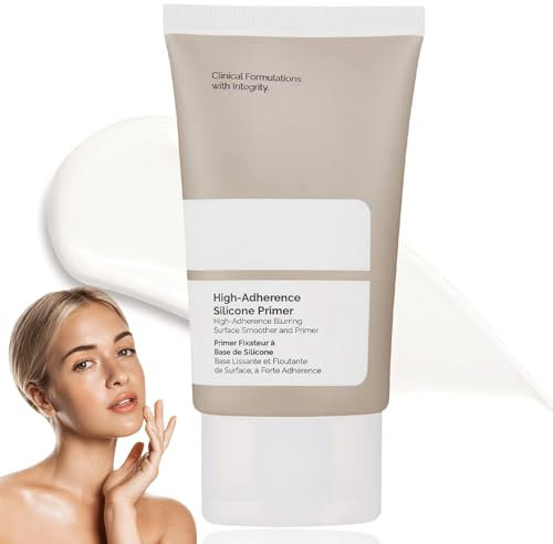 High-Adherence Silicone Primer,Hydrating Silicone Primer for Dry Skin,Pore Minimizer Pri/mer,P/rimer Makeup for Women,Colour Corrector Face Prim/er,Pri/mer Foundation Base,Matte Finish Pore Filler