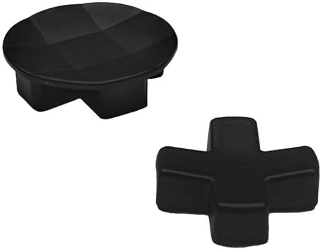 2 Pack Metal D-Pads for Xbox One Elite Series 2 Directional Arrow Button,Standard D pad and Faceted D Pad Replacement Accessories for Xbox One Elite Series 2 Cord Controller(Black)