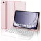 FOGARI Teclado con Touchpad para Samsung Tab A9+ Plus 11, Funda con Español Ñ Teclado Bluetooth con Trackpad para Galaxy Tab A9 Plus 11, Rose