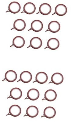 Cabilock 2 Series Persianas De Aro para Cortinas Persianas para Ventanas con Ojales Anillos para Cortinas Ganchos para Cortinas Insonorizados Silenciosos Accesorios De 10 Piezas*2