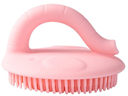 Toddmomy 1 Pieza Cepillo De Baño Cepillo De Limpieza Cepillo De Ducha De Bebé Depurador De Baño De Mano Rosa