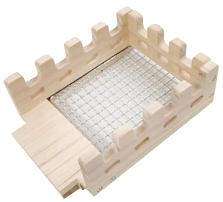 AWHAO Hasenhaus, Aktivitätsspielzeug für kleine Haustiere, Lebensraumdekoration für Chinchillas, Style A