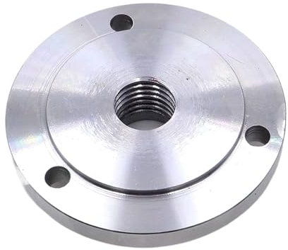 Drehfutter, M33x3,5mm M33 Spindelgewinde Flansch Rückplatte Basisadapter Holzdrehmaschine Metallfutter K11-80 K12-80 K11-100 K12-100 K11-125 K12-125 Für allgemeine Drehmaschinen und Industriemaschine(