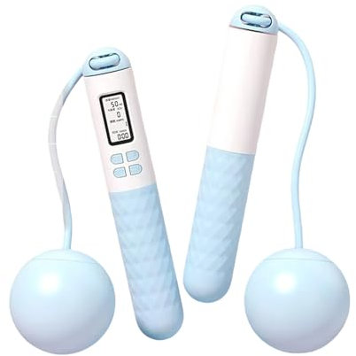 Cuerda de saltar electrónica para contar, cuerda de saltar con contador de fitness, equipo de entrenamiento en casa duradero