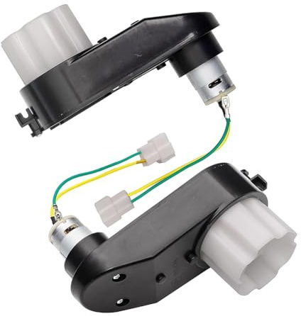 Masslla 2 Stück 12 V RS390 16000 Min Kinder-Getriebe mit Gleichstrommotor, 390-Motor mit Getriebe für Elektrisches Kinderauto