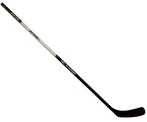 Instrike 666 ABS Holz EIS - und Inline Hockeyschläger Senior Erwachsenen ca. 167cm Premium Qualität mit verstärkter Kelle (Rechts - Rechte Hand unten normal für Linkshänder)