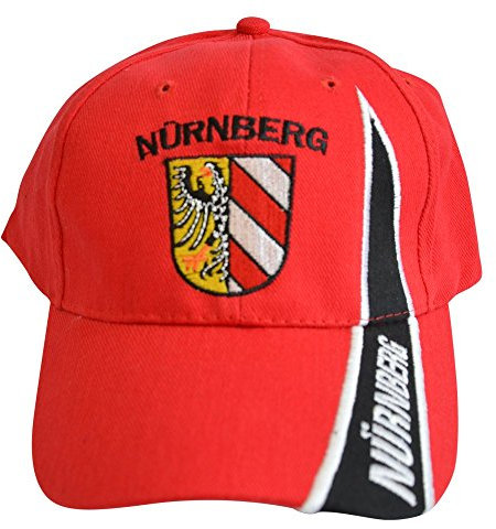 Flaggenfritze Kappe Motiv Deutschland Nürnberg Fahne, Fan - Cap mit Nürnberger Fahne