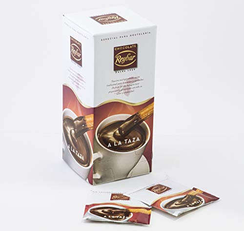 Estuche Chocolate a la taza Tradicional 40 sobres Reybar (40x30gr) sin gluten