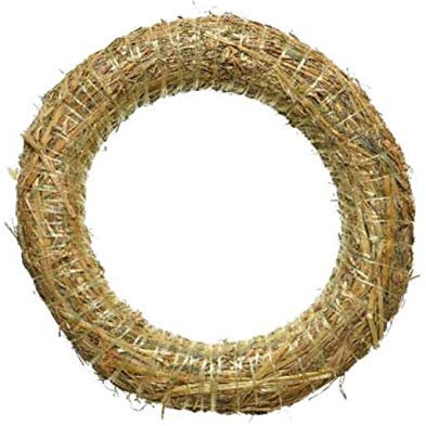 Make Your OWN Floral/Christmas Wreath - Blank Straw Wreath/Ring for Christmas Crafts - Available Sizes - 25cm / 30cm OR 50cm (50cm)