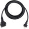Stagecaptain PSPEXT-5 Verlängerungskabel - Länge: 5m - Schutzklasse IP44 - H07RN-F Kabel (3x 1,5 mm²) - Gummiummantelt - Mit Kindersicherung und Abdeckkappe - Schwarz