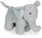 Relaxdays Elephant Door Stop, Fabric, for Floors, Sand-Filled, Indoors, Animal Doorstop, 22 cm Tall, Soft, Heavy, Grey, Polyester