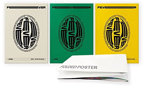 ATEEZ - ZERO : FEVER EPILOGUE Album Set [A Ver. + DIARY Ver. + Z Ver.] (Folded Poster)