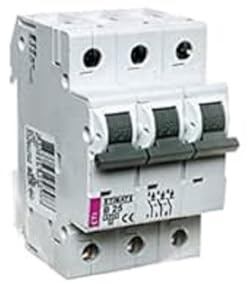 Leitungsschutzschalter 3P B 25A 6kA AC ETIMAT 6 002115518 eti-polam 3838895258988