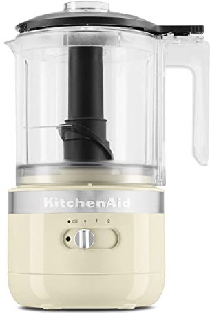 KitchenAid 1.19L Cordless Mini Food Processor - Almond Cream