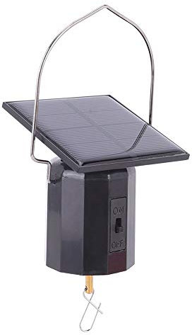 Uadme Hängender Rotierender Motor, Windspiel Motor Outdoor Solar, Hängen Sie Ihr Ornament Ganz Einfach Auf, Dreht Sich Sofort Bei Direkter Sonneneinstrahlung, 40-50 Umdrehungen pro Minute