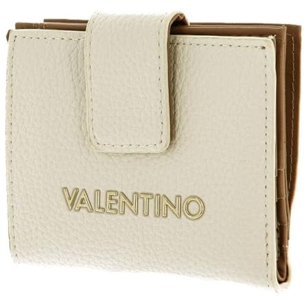 VALENTINO Alexia Zip Around Wallet Bianco/Cuoio