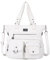 Angelkiss Geldbörsen Handtaschen für Damen, PU-Tragetasche, Umhängetaschen, 158 weiß