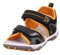 Superfit Mike 3.0 Sandale, Noir et Orange 0010, 25 EU