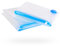 figg 3er Set Vakuumbeutel für Kleidung mit luftdichtem Ventil und Etiketten zum Beschriften (Größe L - 80x60cm*)