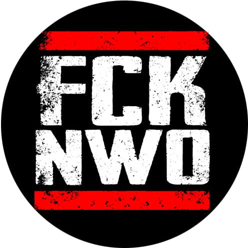 Sammys Shirt Store FCK NWO Neue Weltordnung Vinyl-Aufkleber Sticker für Auto wetterfest 10cm