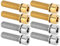 Bullone a Esagono Incassato, 4 Pezzi M7x25mm Vite in Lega di Titanio con Guarnizione Per Bicicletta Home Office Elettronica Industriale(Colori primari)
