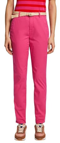 ESPRIT Damen 014ee1b328 Hose, 660/Pink Fuchsia, 34W / 32L