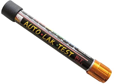 Paint Coating Tester with Magnetic Tip Paint Thickness Tester Meter Gauge Car Body Damage Detector Crash-Test Check Car Body Damage Detector with Magnetic Tip Paint Thickness Tester Meter Gauge Car