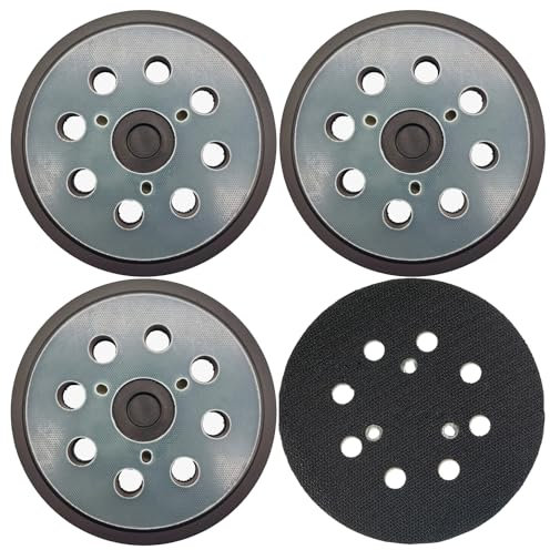 D26451 Palm Sander Pad Replacement, 5 Inch Sander Backing Pad Compatible with DeWalt D26453 Random Orbital Sander