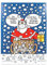 Dolfin Adventskalender Le Chat - Belgische Schokoladenkollektion, 6 Geschmacksrichtungen - Salzmandel, Zartbitter Orange, Karamell & Spekulatius - Hergestellt in Belgien, 120g