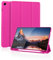 Hülle Kompatibel mit Samsung Galaxy Tab A9 Plus / A9+ 11 Zoll 2023, SM-X210/X216/X218, Hülle mit Stifthalter, Trifold Ständer Schutzhülle, Auto Schlafen/Wachen for Samsung Tab A9+ Hülle, Rosa Rot