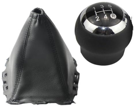 Car Schaltsack Für Toyota Für Avensis Für III T27 2008-2015 5/6 Geschwindigkeit Auto Shift Schaltknauf Hebel Gaitor Boot Abdeckung Fall Schaltknauf Knopf (Größe : 5 Speed Black 2pcs)