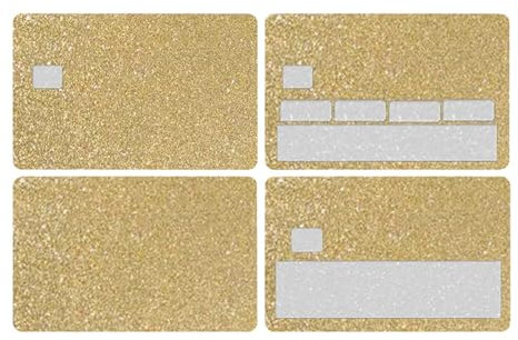Ghjkldha Debitkarten-Aufkleber, abnehmbarer Glitzerkarten-Aufkleber, PVC-Karten-Schutzfolie, Kartenschutzfolie, schmale Kartenabdeckung