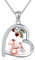 JERWLI Eichhörnchen Geschenke Eichhörnchen Halskette Sterling Silber 925 Eichhörnchen Anhänger Schmuck für Frauen Mädchen Eichhörnchen Liebhaber