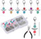 Galerie SV 50 Kits Engel Basteln Perlen Set, Schutzengel Anhänger, Selber Machen Engel Bastelset für DIY Hochzeit Basteln