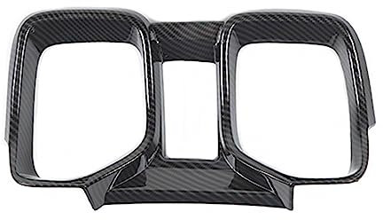 Innenleisten Auto Innen Dashboard Dekoration Rahmen Abdeckung Aufkleber Für Camaro 2010 2011 2012 2013 2014 2015 Zubehör(Carbon Color)