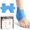 KTQUICK PreCut Kinesiotapes für Knöchel, Kinesiotapes Vorgeschnitten Sprunggelenk 10 Stück Hautfreundlich mit perfektem Trage-komfort, Wasserfestes & Elastisches Physio Tape Fussgelenk- Blau