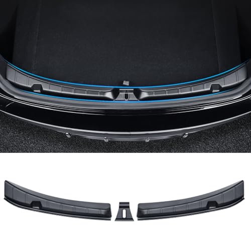 TOPABYTE Rear Bumper Guard for Tesla Model 3 Highland 2025 2024 Rear Trunk Bumper Guard TPE Anti Scratch Protection Trunk Door Sill Protector for New Model 3 Accessories