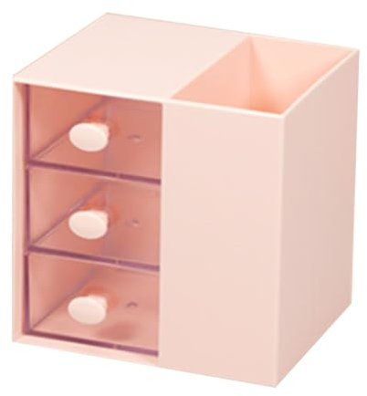 TYCIONG Stifthalter, Schreibtisch-Organizer, Stifthalter aus Kunststoff, multifunktional, große Kapazität, Schreibtisch-Organizer Kinder, Schreibtisch-Aufbewahrung, Zylinder,