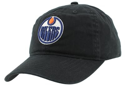 ZHATS Unisex-Erwachsene NHL Officially Licensed Adjustable Hat Scholarship Icon Black Baseballkappe, Schwarz, Einheitsgröße