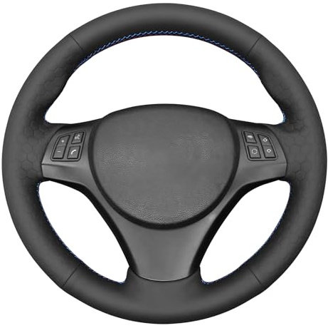 MEWANT Auto Lenkradhülle für Sport M3 E90 E91 E92 E93 E87 E81 E82 E88 X1 E84