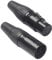 Angoily 1 Paar 5 Audio Stecker 5 Poliger Xlr Stecker Auf Buchse Audio Adapter Schwarze Spitze Stecker Konverter Klinke Audio Adapter