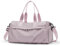 HYC00 Sac de Sport Femme Homme Léger Sacs de Voyage avec Compartiments Chaussures et Humide Grande Sac de Fitness Weekend Duffel Bag Sacs de Gym Sport Cabas de Fitness pour Voyage Piscine,Rose Lotus