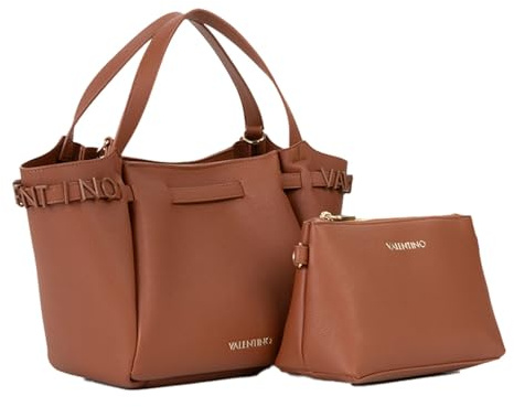 Valentino Handtasche Schultertasche Medea Shopping Bag Cuoio braun