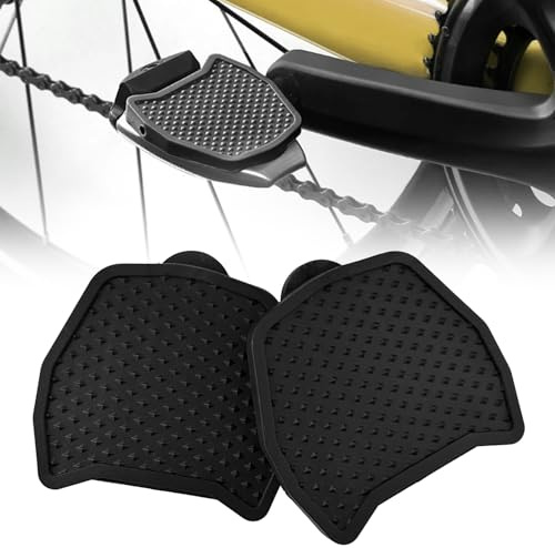 DIPZO Pedalplatten kompatibel mit Shimano SPD-SL Klickpedalen, Adapter für Plattformpedale, Leicht, rutschfest, Fahrradpedalzubehör